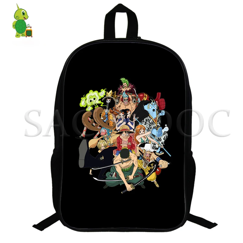 Аниме one piece D. luffy рюкзак для мальчиков и девочек Mochila школьные сумки для подростков 14,5 дюймов Рюкзак на заказ дорожные сумки - Цвет: 8