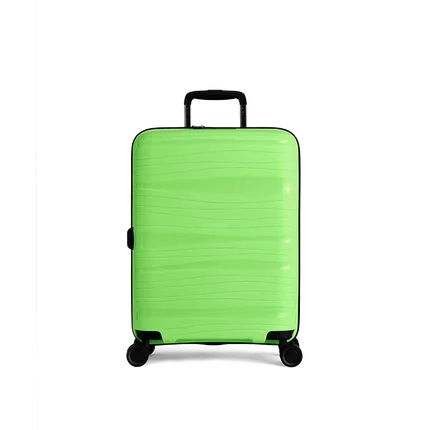 Mint Green 20 дюймов полипропиленовый чемодан, красочный багаж на колёсиках, легкий переносной Спиннер, колесо для путешествий, замок TSA для женщин и мужчин - Цвет: Mint Green