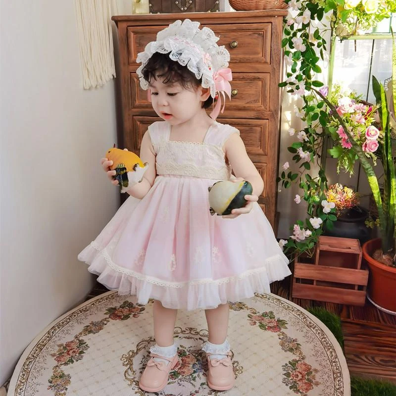 Vestido Vintage de España para niña pequeña, vestido de de Princesa Real vestidos de Boutique de Turquía para cumpleaños|Vestidos| - AliExpress