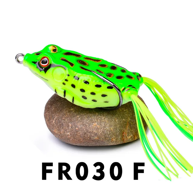 1 Pcs 5G 8.5G 13G 17.5G Frog Lure Soft Tube Bait Plastic Fishing Lure with Fishing Hooks Topwater Ray Frog Artificial 3D Eyes 06
