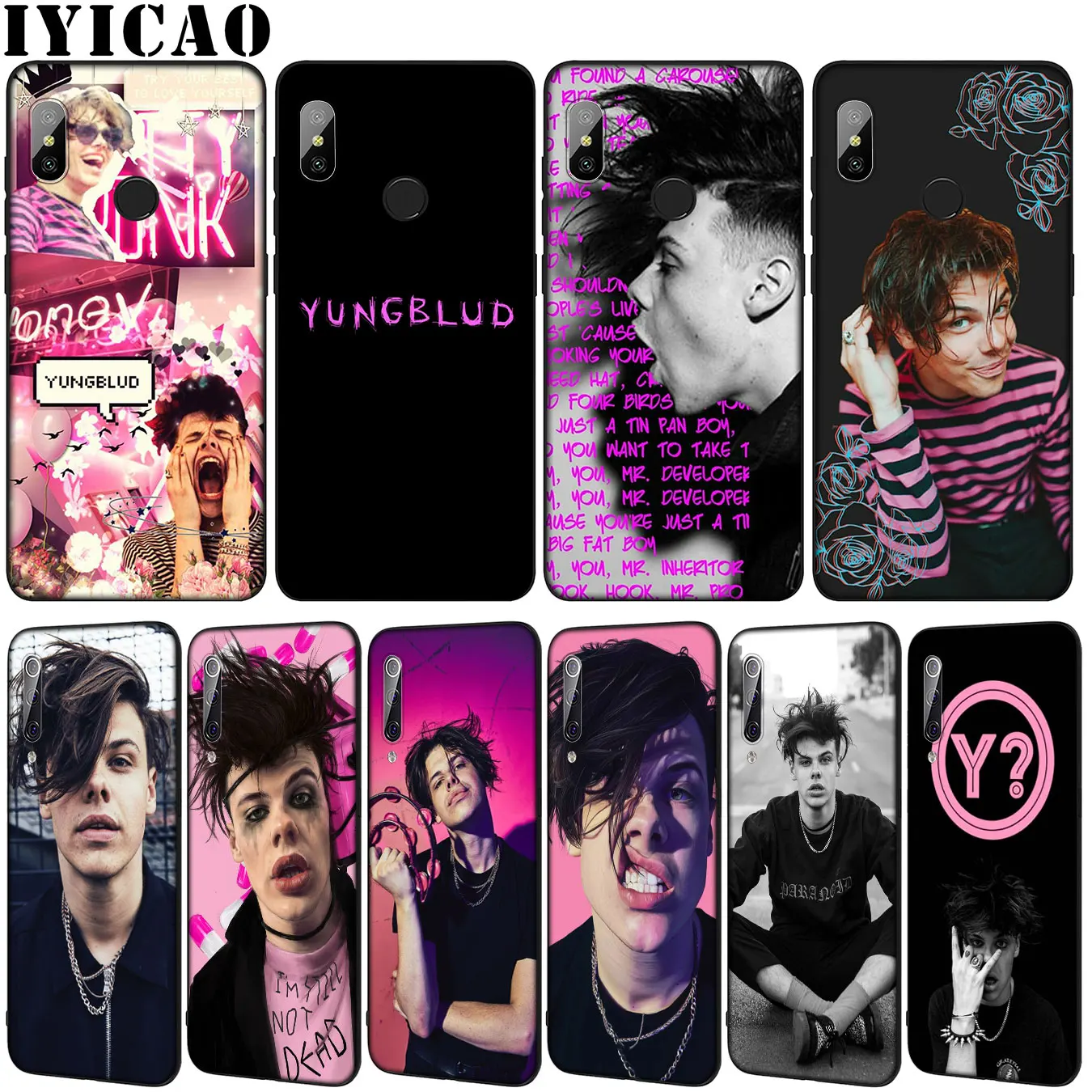 

IYICAO Yungblud Soft Silicone Phone Case for Xiaomi Mi 9 SE 9T A3 PRO CC9 CC9E 8 A2 Lite A1 6X 5X pocophone f1 MAX 3