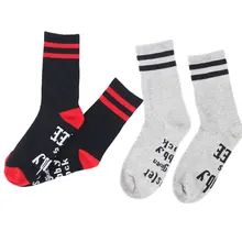 Зимние женские и мужские носки в стиле Харадзюку С буквенным принтом в стиле хип-хоп стильные унисекс забавные счастливые носки пара повседневных компрессионных носков