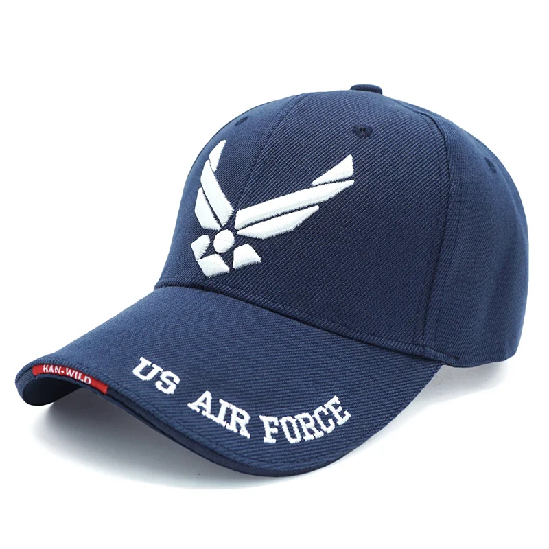 Мужская бейсбольная Кепка в армейском стиле, бренд Gorras Snapback Trucker, тактическая Кепка в армейском стиле США, бейсболки для взрослых - Цвет: Тёмно-синий