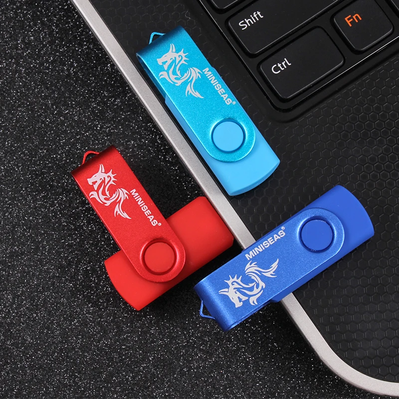 Usb флеш накопитель 9 цветов Miniseas Dragon Mini 128 Флешка 32 память cle 64GB флешка 2 0 с кольцом