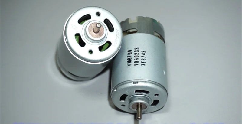 New dechang 555 Medium High Speed High Torque Motor 7300rpm 14700rpm 12-24V DIY Grinding and Cutting Electric Tool