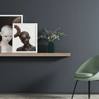 

Modern Nordic Solid Color Grey Series Wall Paper Non Woven Living Room Bedroom Clothing Store Wallpaper for Walls Home Decor