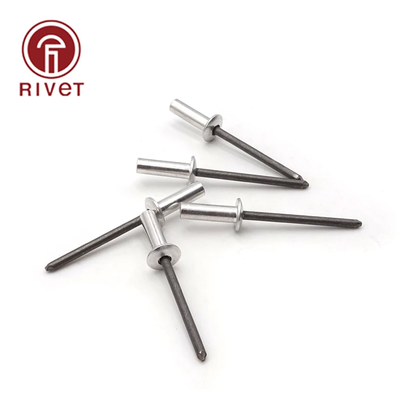 

DIN 15973 20PCS M3*6/7/8/9 Rivets Remaches Aluminum Steel Closed End Blind Rivets Round Dome Head Rivet Fasteners