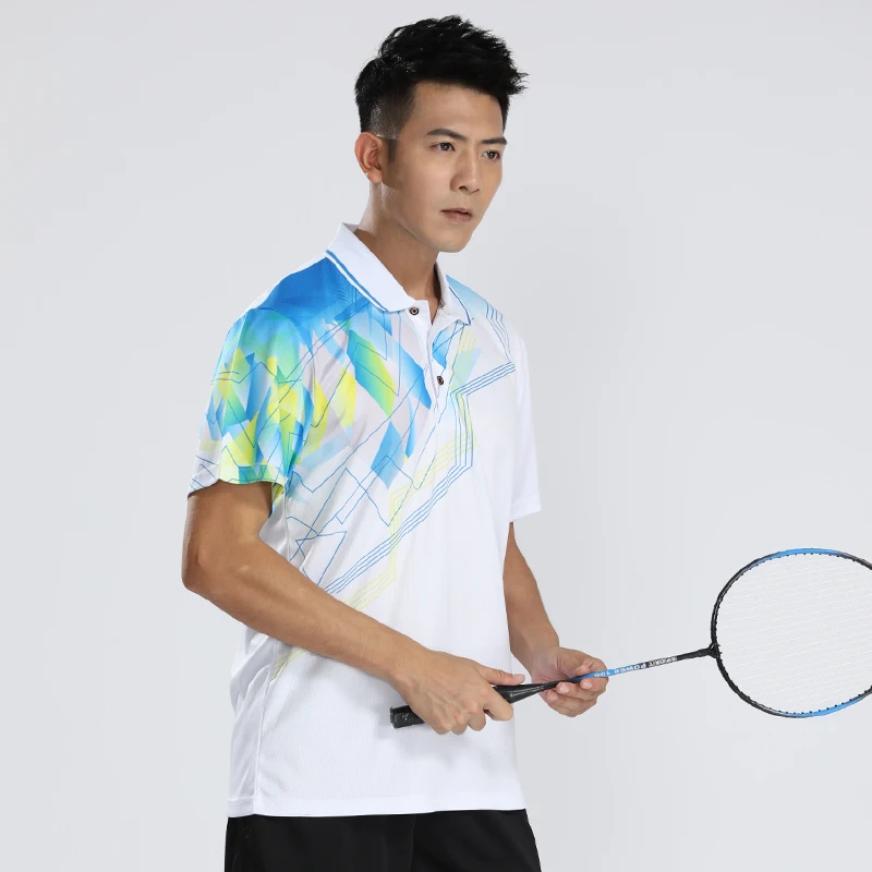 Outdoor Fitness T Men Badminton 3D Print Brand Run Gym Training Shirts Table Tennis Jerseys Comfort Tshirts