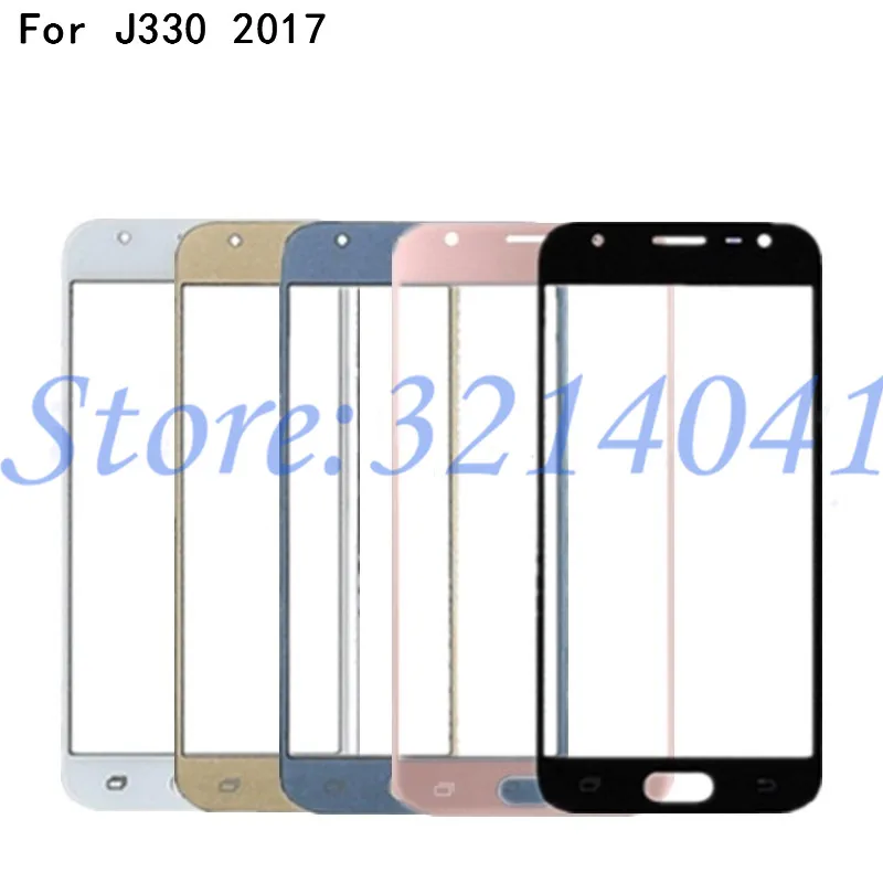 Передняя внешняя стеклянная панель сенсорного экрана для samsung Galaxy J3 2017 Pro J330 J330F