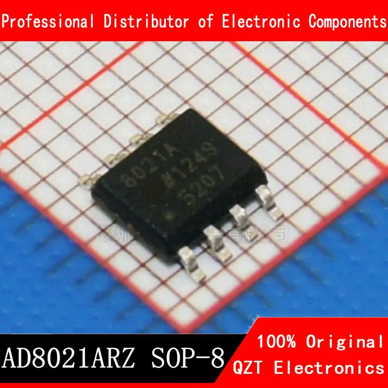 5pcs/lot AD8021 AD8021AR AD8021ARZ SOP8 High speed amplifier SMD IC 5pcs lot tea1761 tea1761t n2 sop8