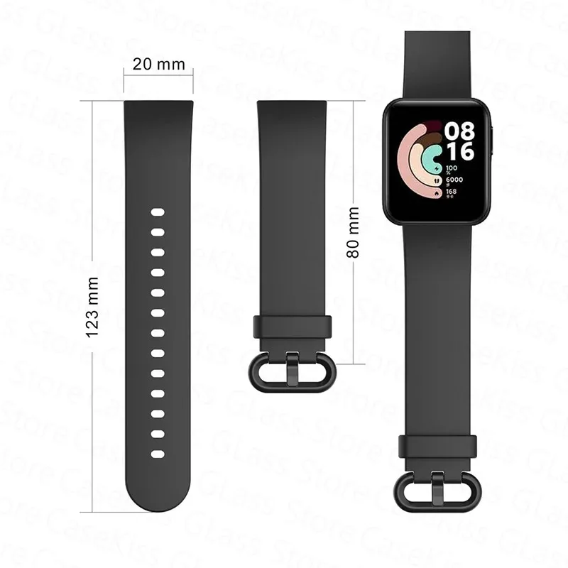 Watch Strap Xiaomi Mi Watch Smartwatch Global Silicone Strap For