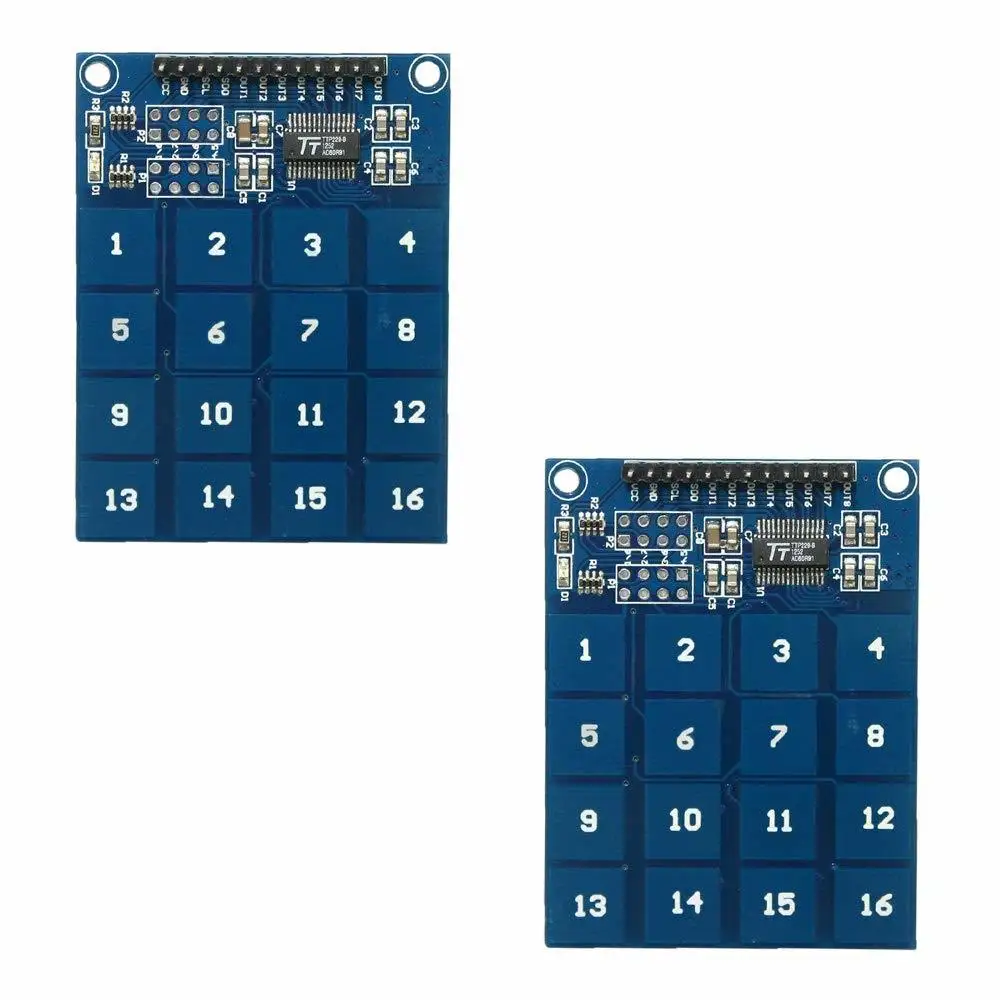 TTP229 TTP226 TTP224 TTP223 1/4/8/16 способ емкостный дисплей переключатель цифровой Сенсор IC модуль кнопка на плате для Arduino