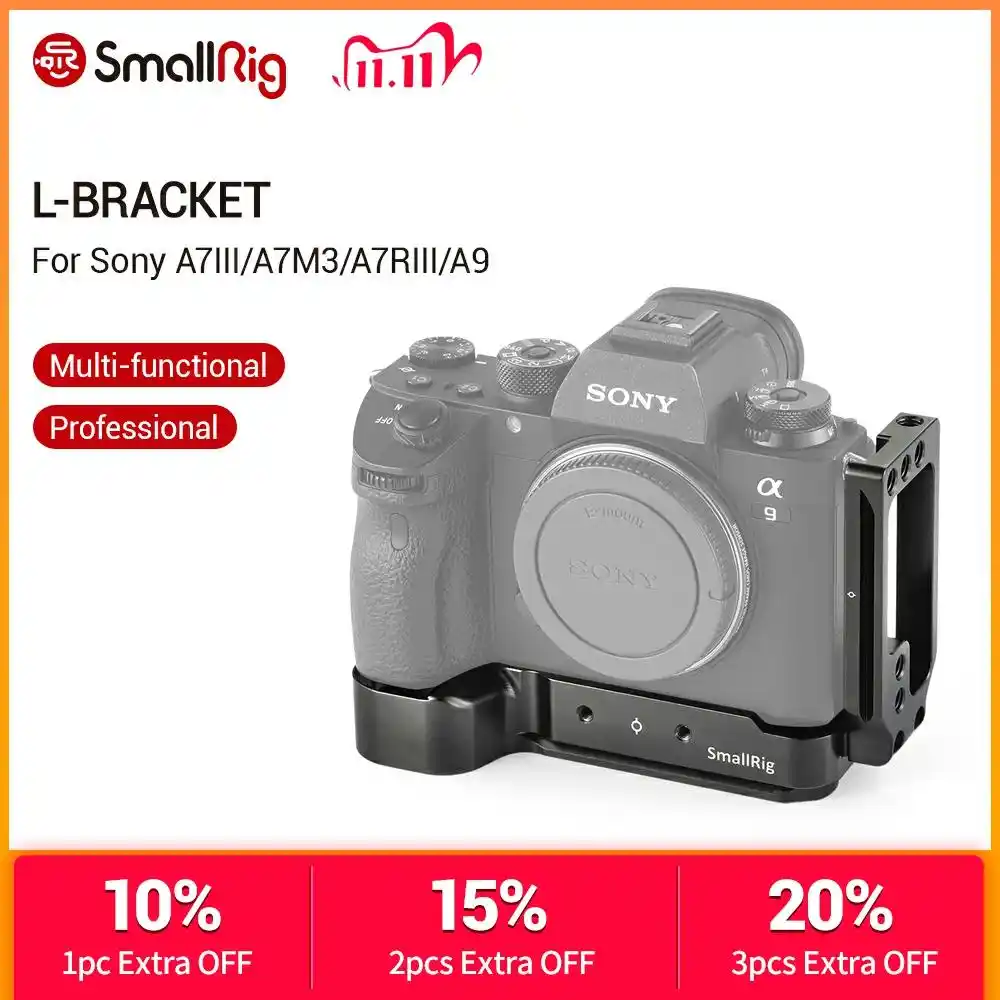 per Panasonic GH5//GH5S, Nero Staffa per fotocamera L Piastra a forma di L per Panasonic GH5 GH5S con piastra Arca Swiss a sgancio rapido Lega di alluminio Nero opaco di YC Onion