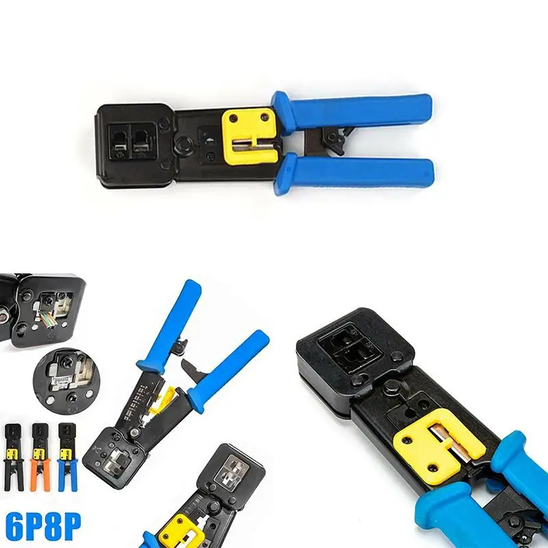Сетевой ethernet-кабель тестер RJ45 комплект кабель щипцы кусачки для проводов устройство для снятия изоляции с провода обжимной дыропробивной станок вниз RJ11 детектор провода