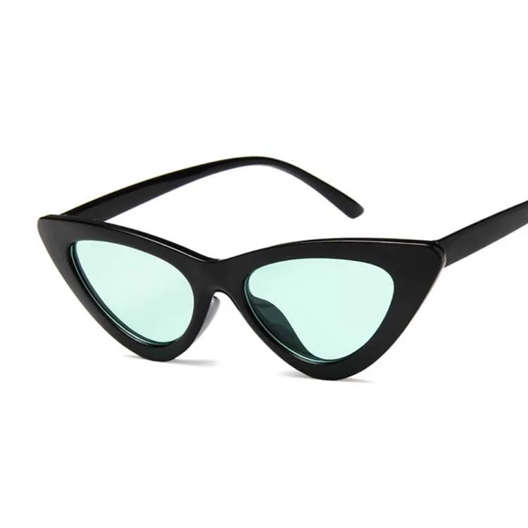 large sunglasses Brand Designer Cat Eye Sunglasses Woman Cute Sexy Triangle Sun Glasses For Woman Small Frame Cateye Oculos Vintage Black Women's Glasses Sunglasses