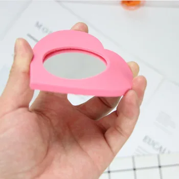 

KPOP BlackPink Heart Shape Mirror Pocket Mirror Make Up PVC Mirror KILL THIS LOVE JENNIEN JISOO LISA ROSE 7.3*8.2CM JH517