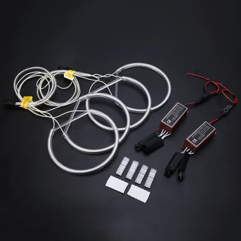 

Led Angel Eye Light 4 pcs*131mm Car CCFL LED Angel Eyes Halo Rings For BMW E36 E38 E39 E46 White Angel Eye Light