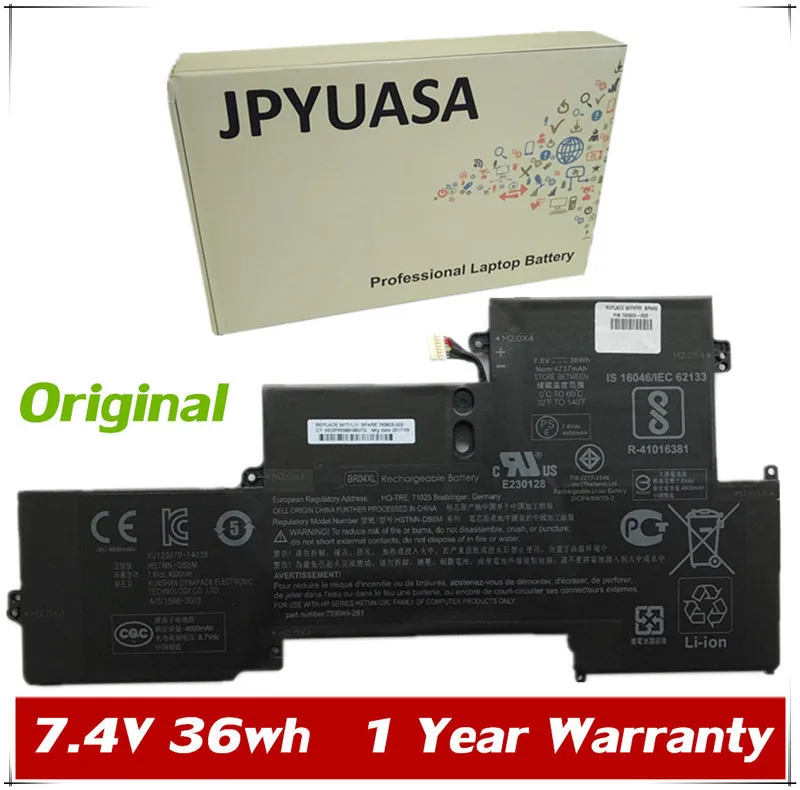 Аккумулятор для ноутбука HP EliteBook 7 4 G1 M5U02PA M0D62PA M4Z18PA 7XINbox 1020 V 36wh BR04XL | Компьютеры и