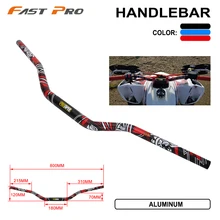 Мотоцикл Мотокросс алюминий 1 1/" 28 мм руль ручка трубы для KTM Yamaha CRF РМЗ KXF YZ80 YZ85 YZ125 YZ250 YZ450F WR250F