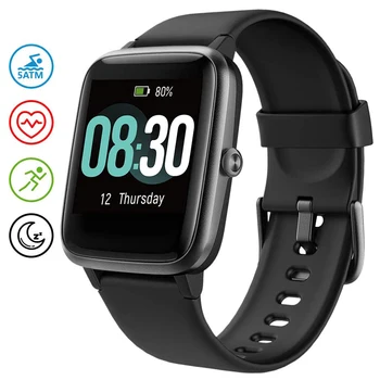 

ID205L Smartwatch 5ATM Waterproof Heart Rate Sleep Monitor Pedometer Smart Watch Fitness Tracker for iOS Android TFT-LCD Display