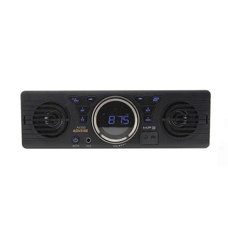 12 В Автомобильный MP3 радио плеер 2 динамика Стерео FM Bluetooth 2,1 USB/TF карта Порт Автомобильные аксессуары