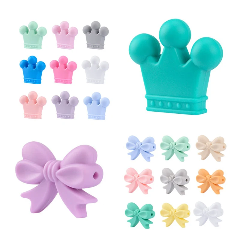 5pc Silicone Animal Beads Panda Food Grade DIY Toy Koala Baby Teething Beads BPA Free Pacifier Chain Accessories teething toys baby teething toys silicone teething toys silicone beads silicone teething beads silicone teether