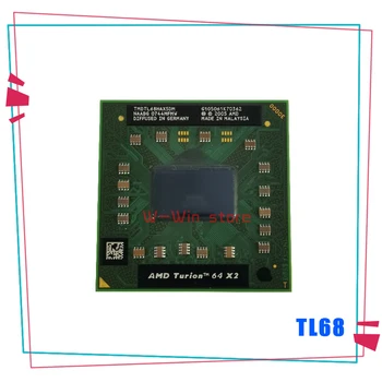 

AMD Turion 64 X2 Mobile technology TL-68 TL 68 TL68 2.4 GHz Dual-Core Dual-Thread CPU Processor TMDTL68HAX5DM Socket S1