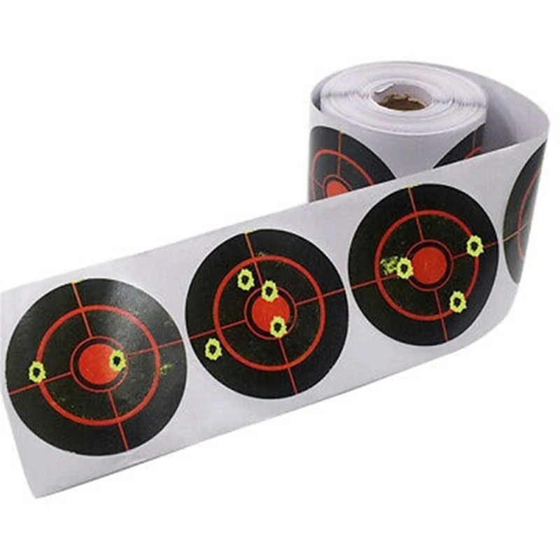 250/100 Roll Shooting Self Adhesive Target Splatter Sticker Reactive Training 