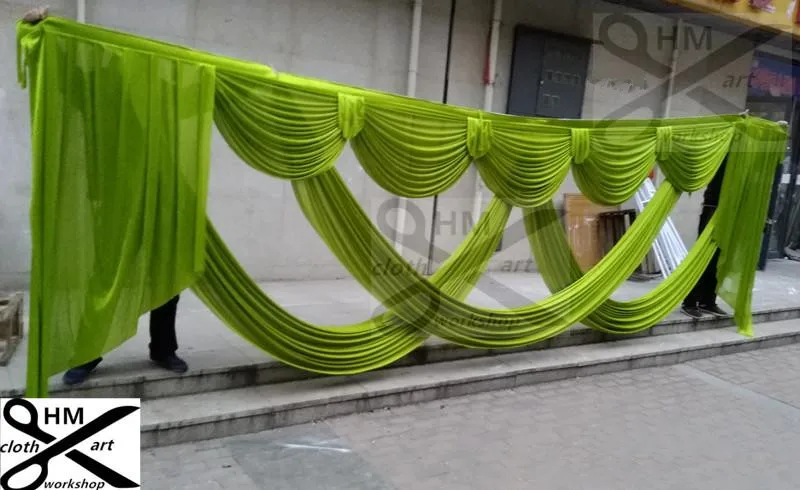 New Arrival Fashion 3 X 6 m Wedding Backdrop Centerpiece Swags Party Curtain Celebration Stage Backdrop Drapes Decoration Suppli