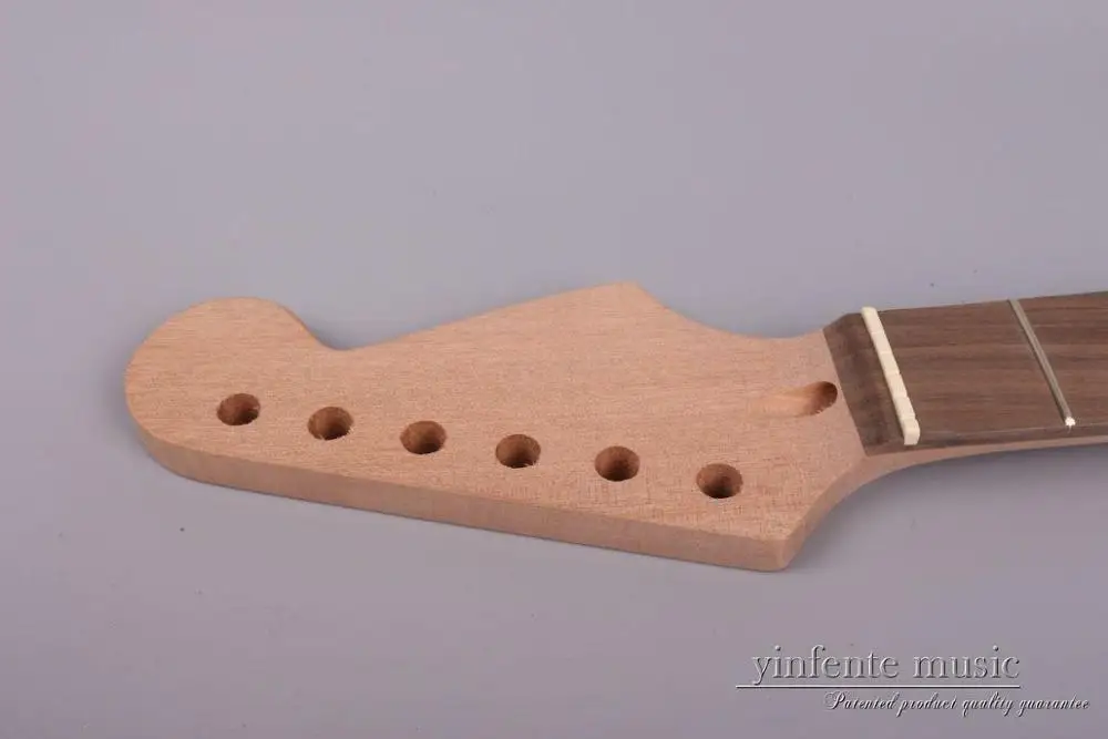 Электрическая гитара гриф 22 лада 24 75 дюйма Strat розовое дерево Fretboard красное