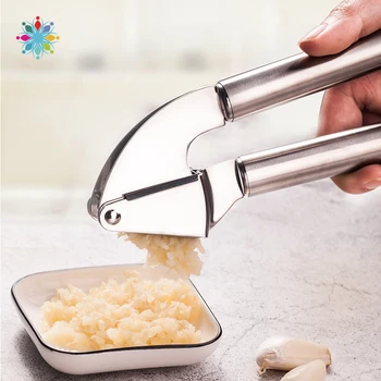 

Multifunctional Stainless Steel Garlic Puree Press Garlic Puree Press Kitchen Tools Vegetable Tools Garlic Press Cooking Tool