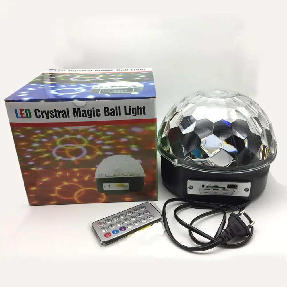 

9 color LED Bluetooth Speaker Disco Ball Light with Mp3 Player Prom Party Light 6W DJ Stage Light Laser Projection Lamp