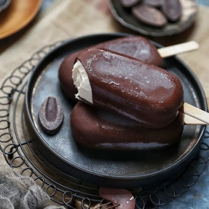 4 полостей форма для изготовления мороженого с 10 Popsicle силиконовый толстый материал DIY формы ледяные кубики формы для десертов лоток