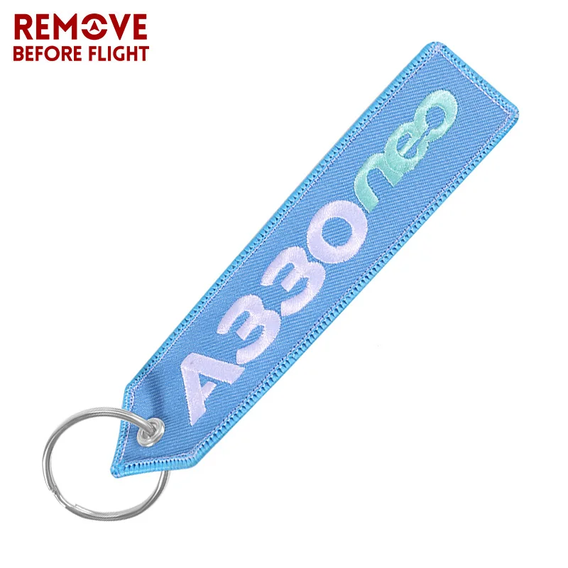 AIRBUS Keychain Motorcycle Car Embroider Key Ring llavero BOEING Aviation Gifts Luggage Tag Fobs Keychains Lanyard metal keychain