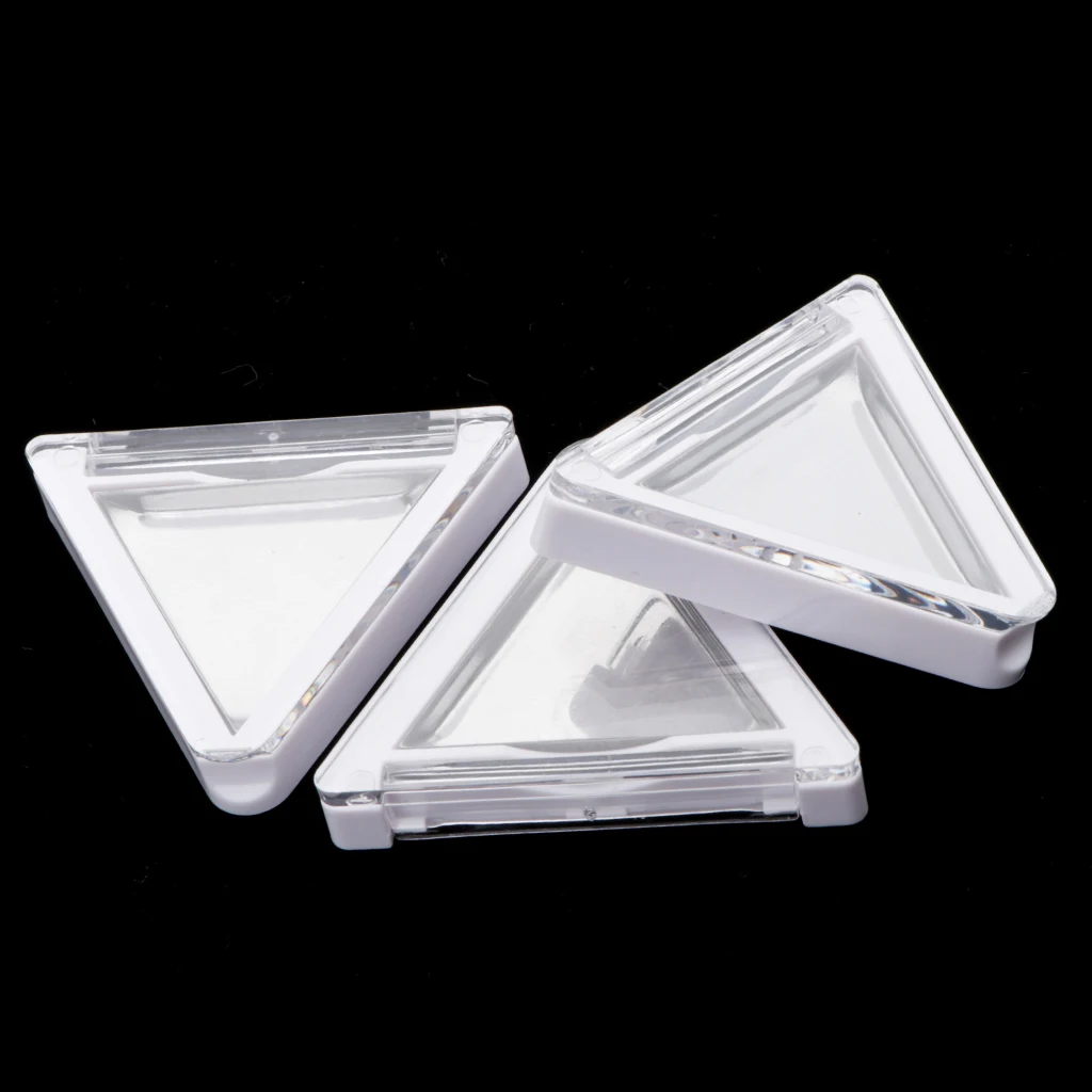 MagiDeal 3pcs Empty Cosmetics Makeup Pans Blush Eyeshadow Palette Case Tool MagiDeal 3pcs Empty Cosmetics Makeup Pans Blush Eyeshadow Palette Case Tool