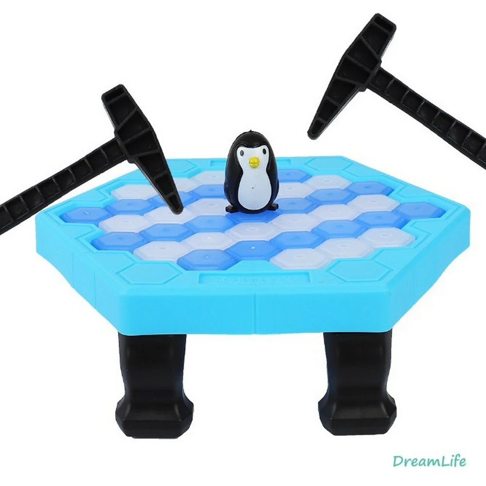 Board Game for Children Save Penguin Trap Ice Break Hammer Block Toy Set Funny Party Table Games Parent Child Interaction
