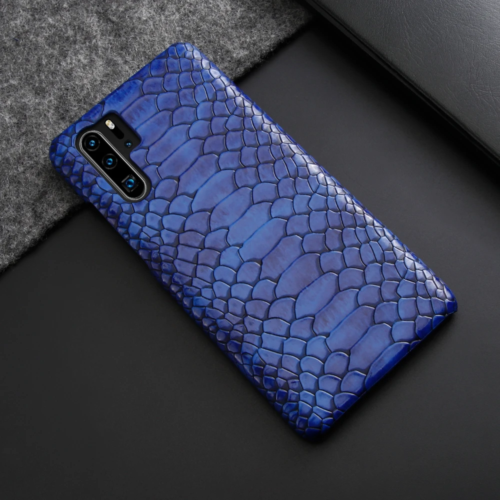 Роскошный кожаный чехол из змеиной кожи для huawei P30 mate 20 30 P20 Pro Lite тонкий ударопрочный жесткий чехол для huawei P30 Pro Nova 4e