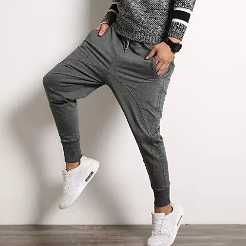 Стиль EBay AliExpress Amazon Jogger обтягивающие мужские брюки подходят повседневные брюки на шнурке мужские оптом