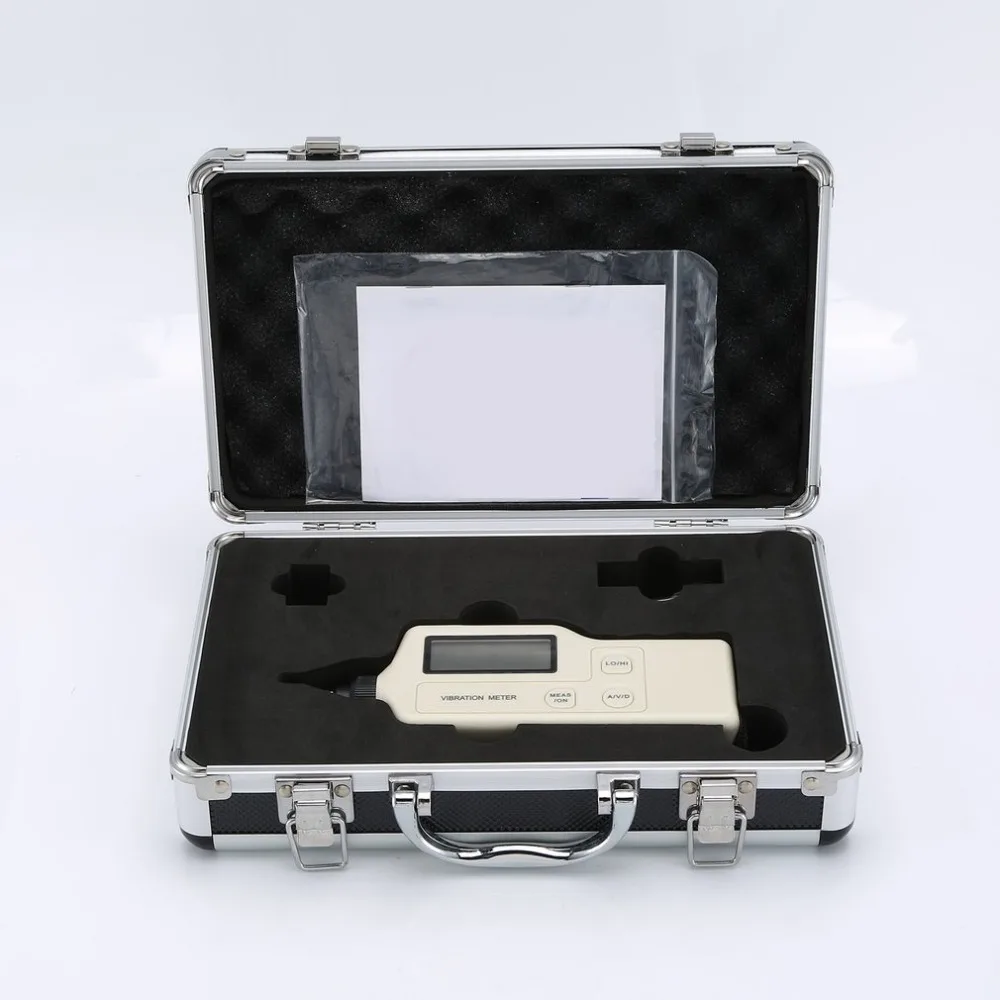 Портативный цифровой Виброметр анализатор VM-63A вибратор измеритель вибраций ускорение/скорость/для измерения вибраций
