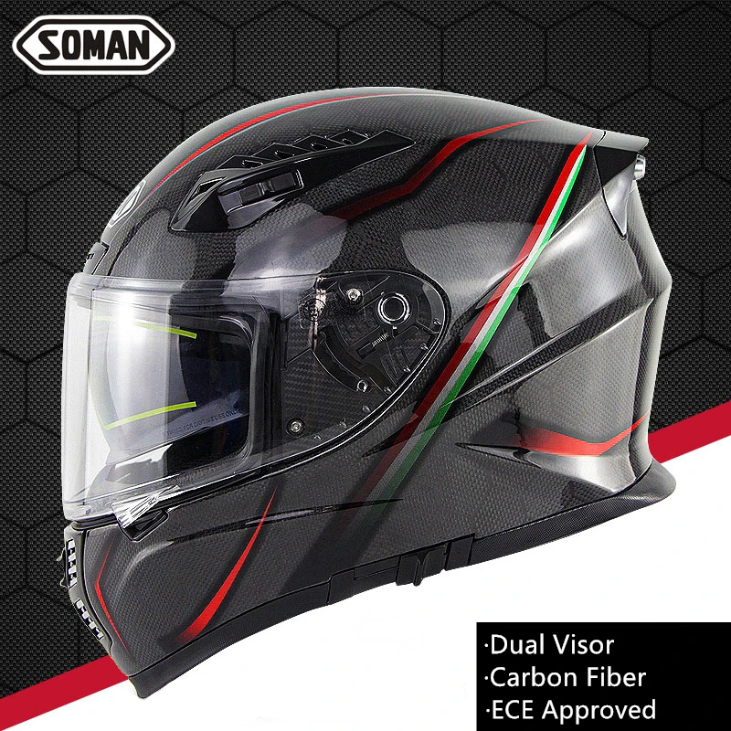 Мотоциклетный шлем из углеродного волокна, полностью закрывающий лицо, Casco Moto, одобренный Ece, с козырьком, черный, откидной, Capacete, мотоциклетный шлем, мотоциклетный шлем