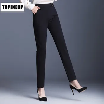

2020 Popular Leggings Elastic Slim Straight Pants streetwear Elegant Office Ladies Trouser Solid color Pencil pant Commute