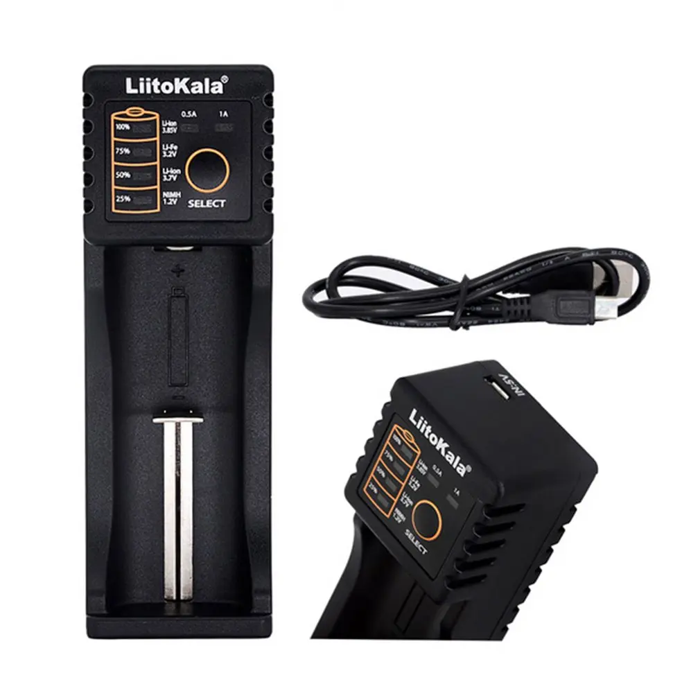Прямая Lii-100B 18650 Батарея Зарядное устройство 26650 21700 14500 10440 никель-металл-гидридного литий-ионный, никель-кадмиевый аккумулятор, компакт-дисков умное универсальное Батарея Зарядное устройство