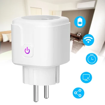 

Wifi Smart Outlet Socket EU Plug for iOS Android Amazon Alexa Google B88