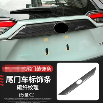 

1PCS Car-covers Car-styling for Toyota RAV4 2020 High-quality ABS Chrome Rear Trunk Lid Trim Cover trim