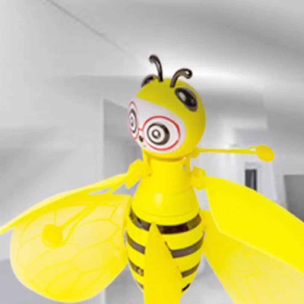 Вращающийся маленький пчелиный индукционный самолет жесты интеллектуальные индукционные Детские высококачественные развивающие игрушки
