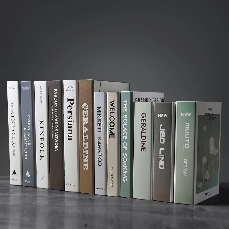 Старые времена, современные Имитационные книги, декоративные сети, кофейни, реквизит, книги, Нордический ветер, поддельные книги, мебель, американский