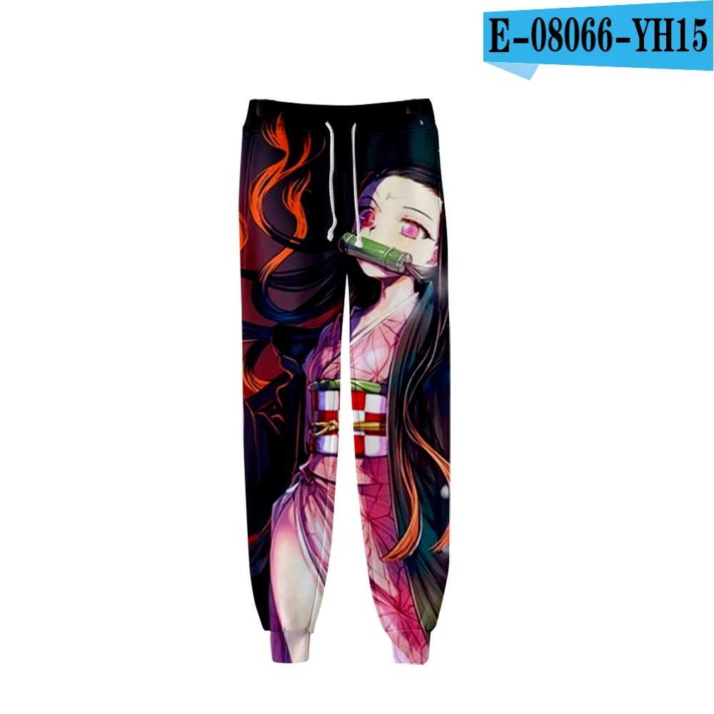3D pants Удобные Ghost Blade Demon Slayer 3D осенние и зимние повседневные популярные спортивные штаны для мужчин и женщин comics новые модные белые брюки - Цвет: 3D pants