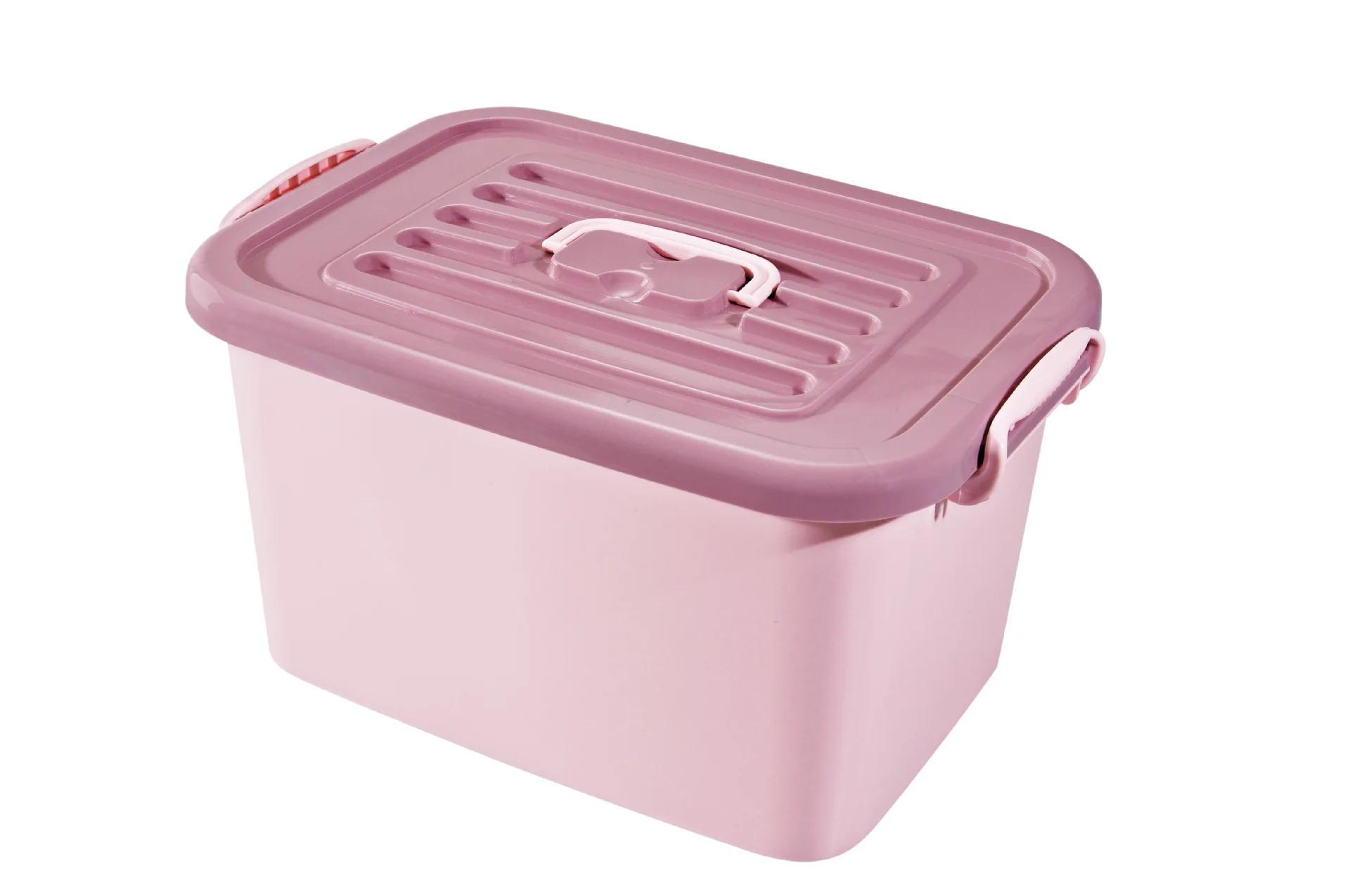 Chaocheng Manufacturers Direct Selling Us Home Storage Box 6L-18L Transparent Solid Color Plastic Box Northern European-Style Co