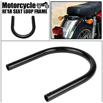 

Motorcycle Rear Seat Seat Frame Mounting Bracket Frame Loop Hoop Mount Assembly (210mm Straight)
