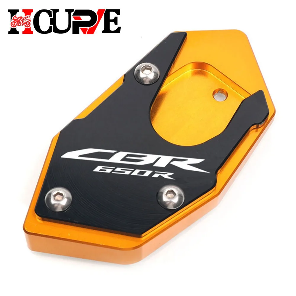 Motorcycle CNC Side Stand Kickstand Extension Pad Support Plate Foot Enlarger
